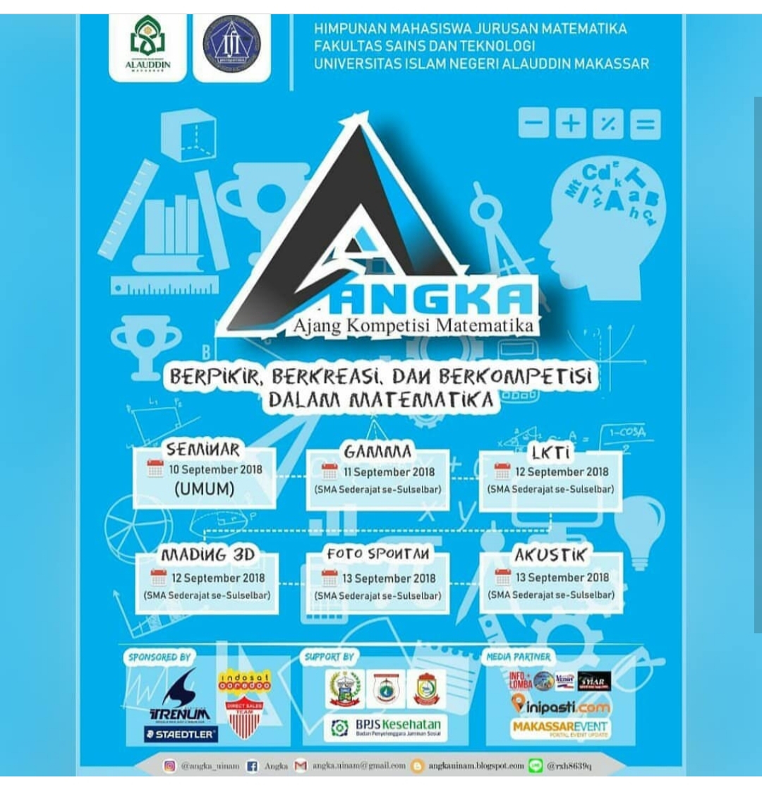 Gambar HMJ Matematika FST Akan Gelar Angka